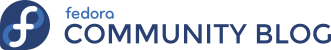 Logo for the Fedora Community Blog.