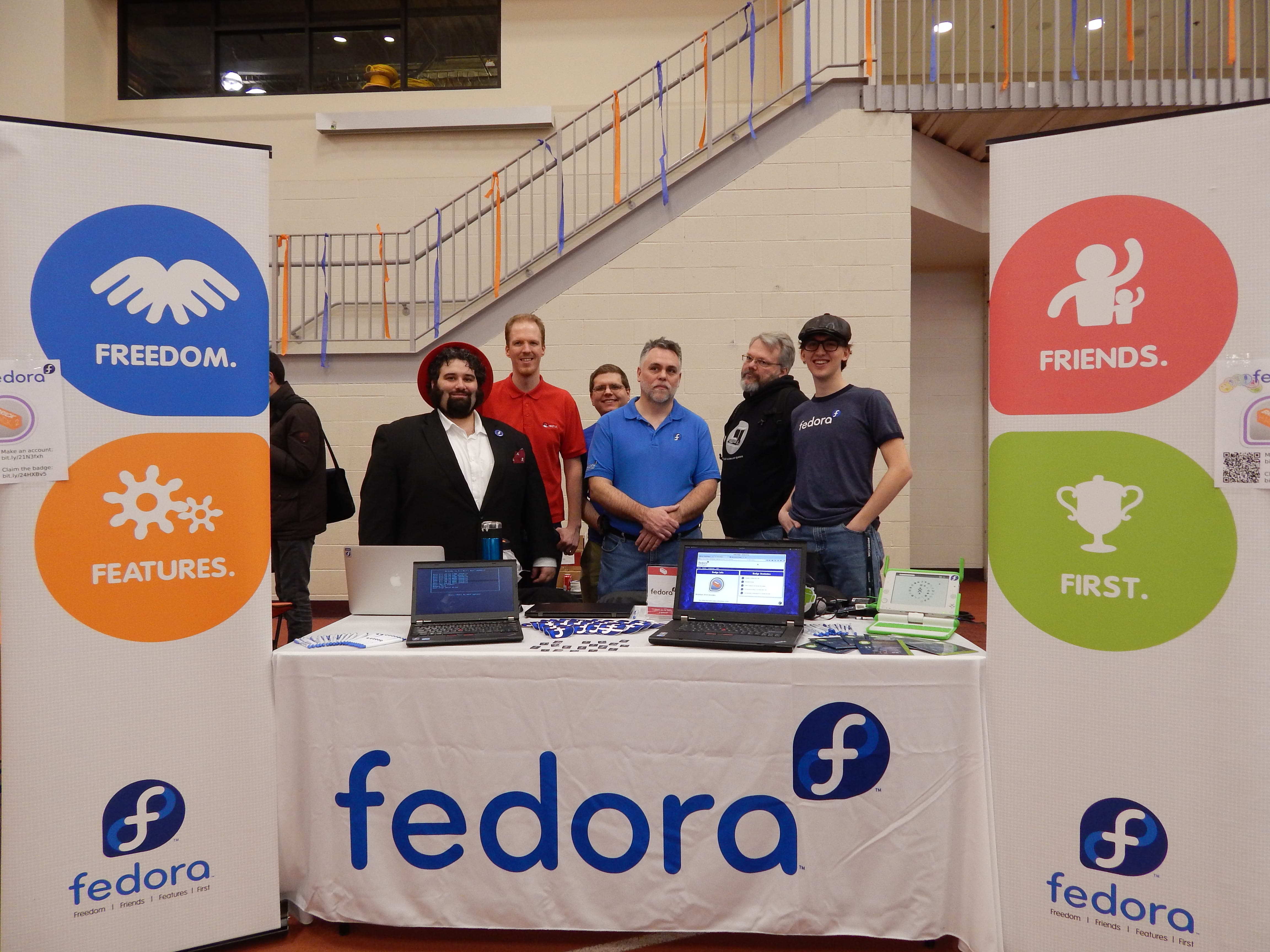 Fedora Ambassador team at BrickHack 2016