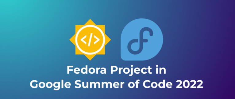 featured image with Fedora and GSoC logo